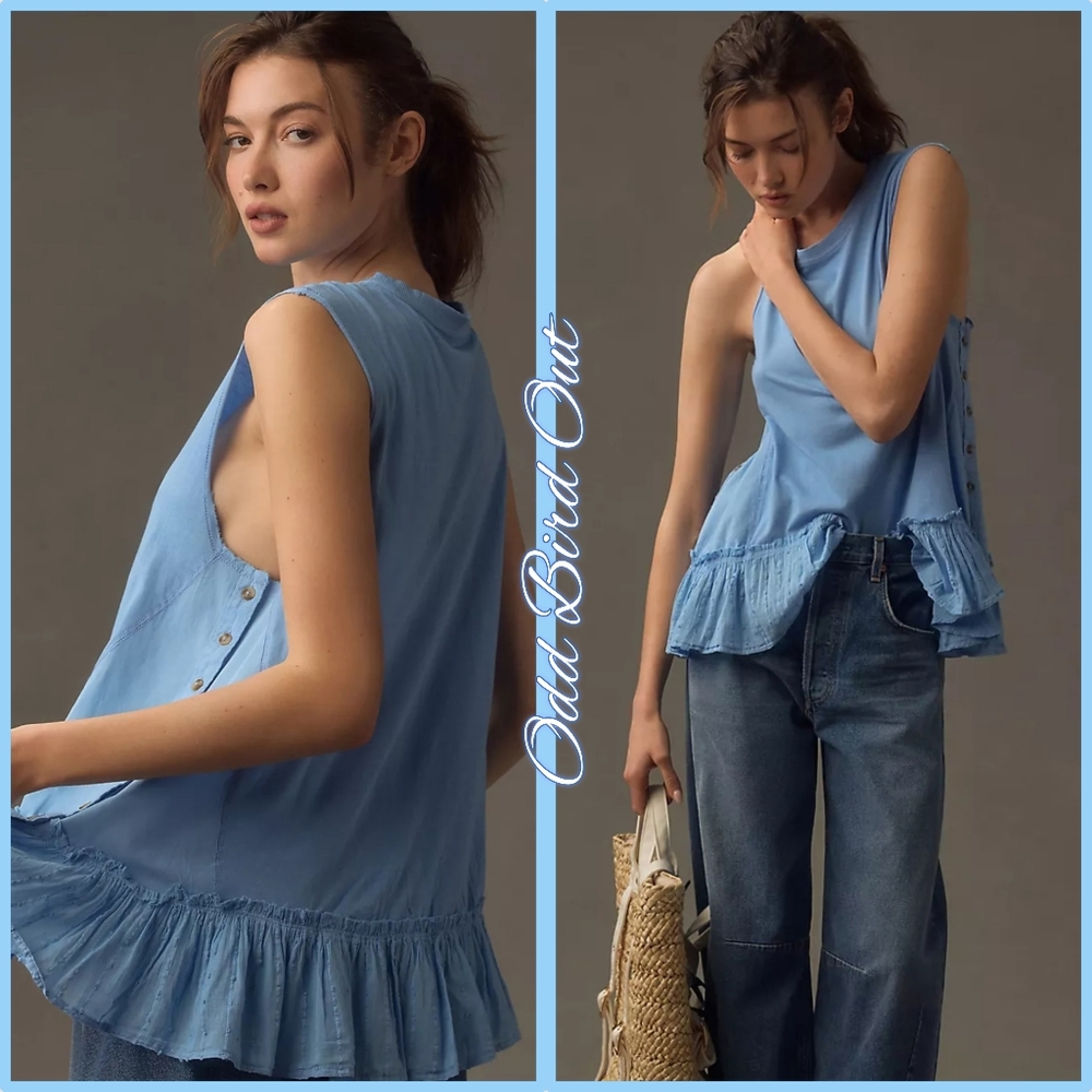 Anthropologie Pilcro Babydoll Muscle Tank - Picture 2 of 5